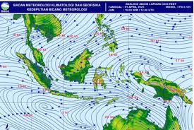 Grafik dan peta cuaca dari BMKG menunjukkan potensi hujan lebat disertai angin kencang di wilayah Malang Raya, masyarakat diimbau tetap waspada. Gambar: RRI.CO.ID